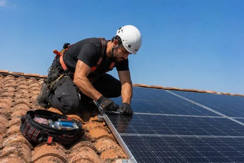 Maintenance et monitoring de panneaux solaires à Monein